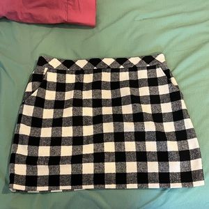 Buffalo Plaid Mini Skirt